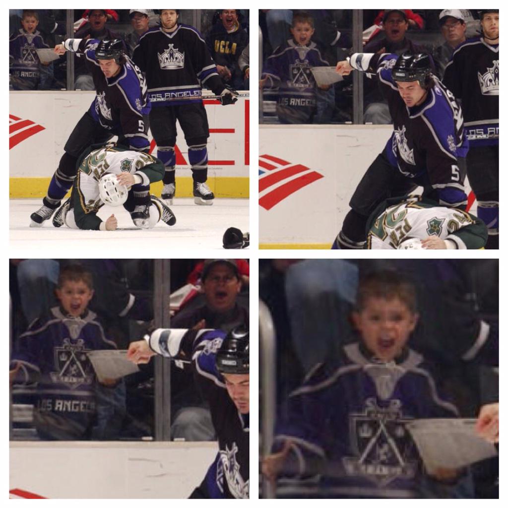 LAKings's tweet photo. Congrats to @GeorgeParros on one heck of a career. What a legend. Gave fans what they wanted. http://t.co/SXJo5qDm5n