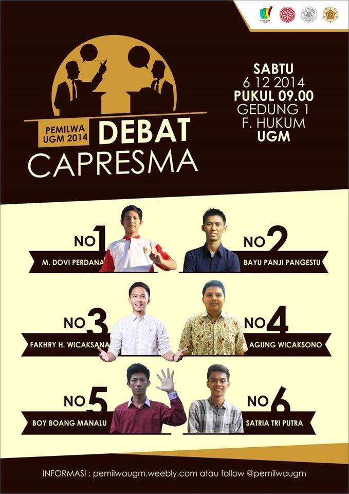 Salah satu Panelis dalam DEBAT CAPRESMA ini adalah..
..
Kang <a href="/herry_zudianto/">kang herry z</a> !!!
Wah Walikota Yogyakarta 2 periode..