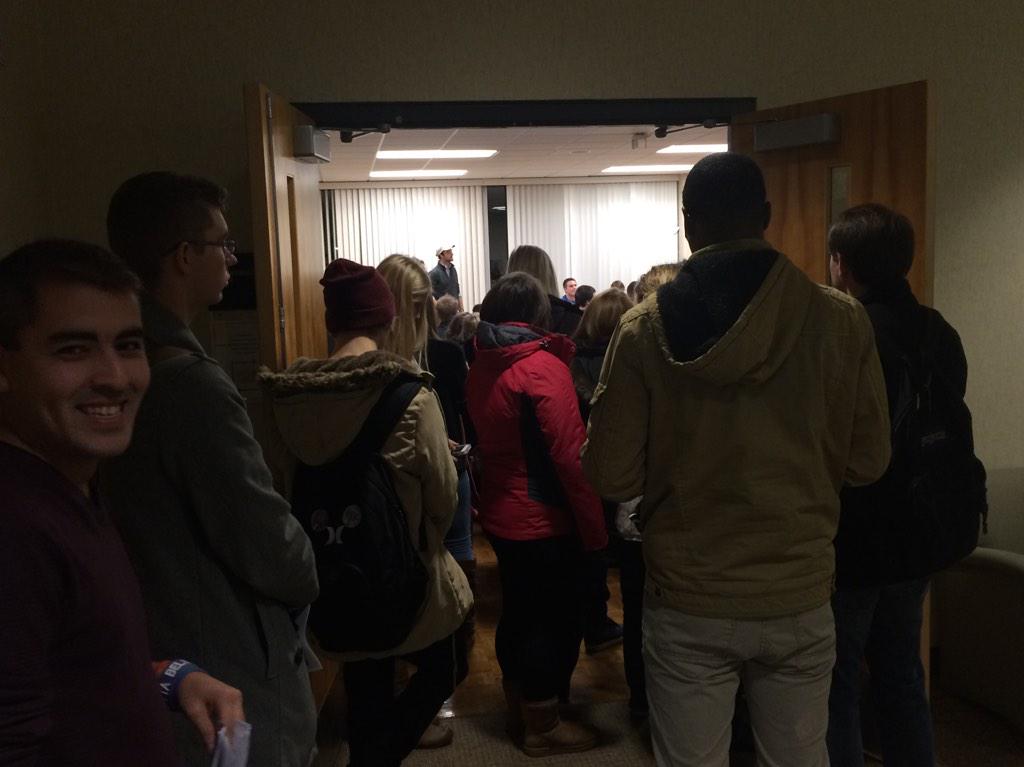 uwoshkosh's tweet photo. Lots of full rooms for our @UWOshkoshUSP #QuestIII showcase in @reeveunion! http://t.co/ITUfWWKIQR
