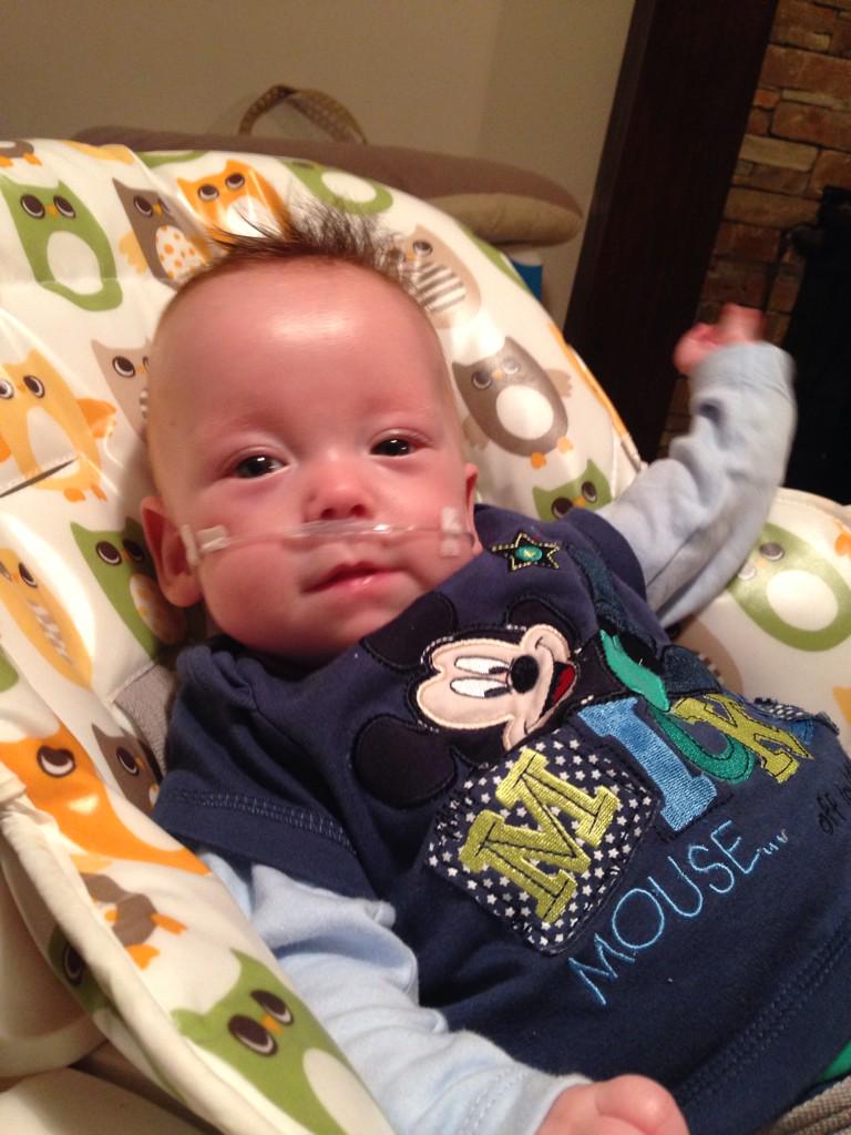 irefoy's tweet photo. The handsome little miracle odhràn getting bigger &amp; stronger every day 💞 come such a long way http://t.co/mRBexnsnoy
