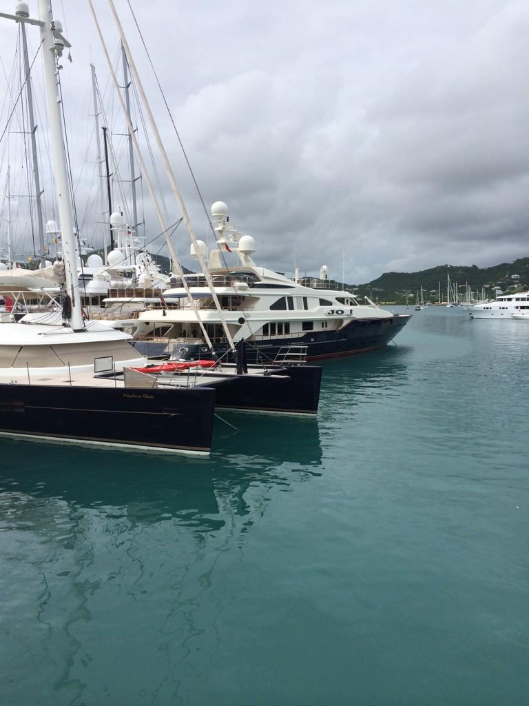 GMComms's tweet photo. From the #yacht club in #Antigua #gmcomms2014 #satcoms #vsat #AntiguaCharterShow http://t.co/bPptBueTBl