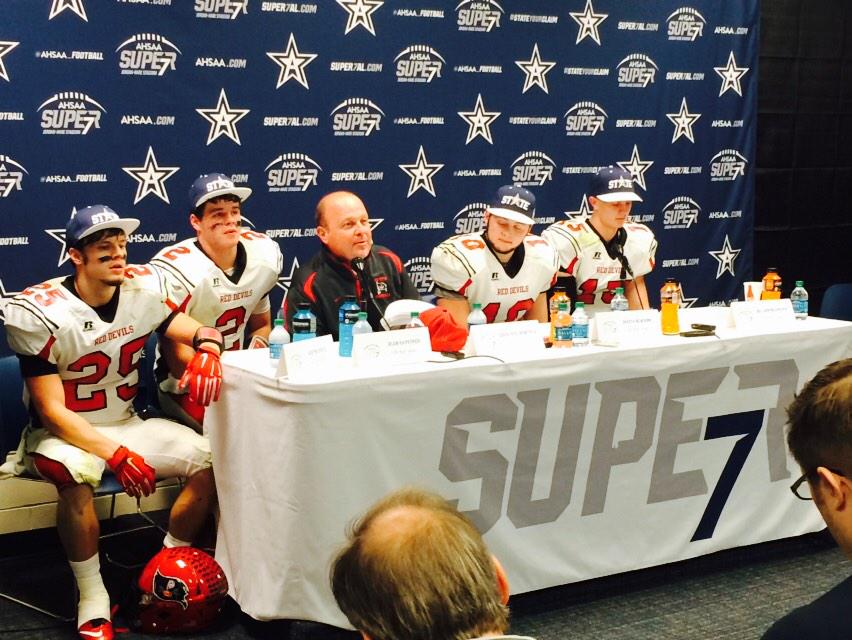 "I am sincerely blessed to be here and happy as anybody could be." - coach Paul Benefield of Fyffe