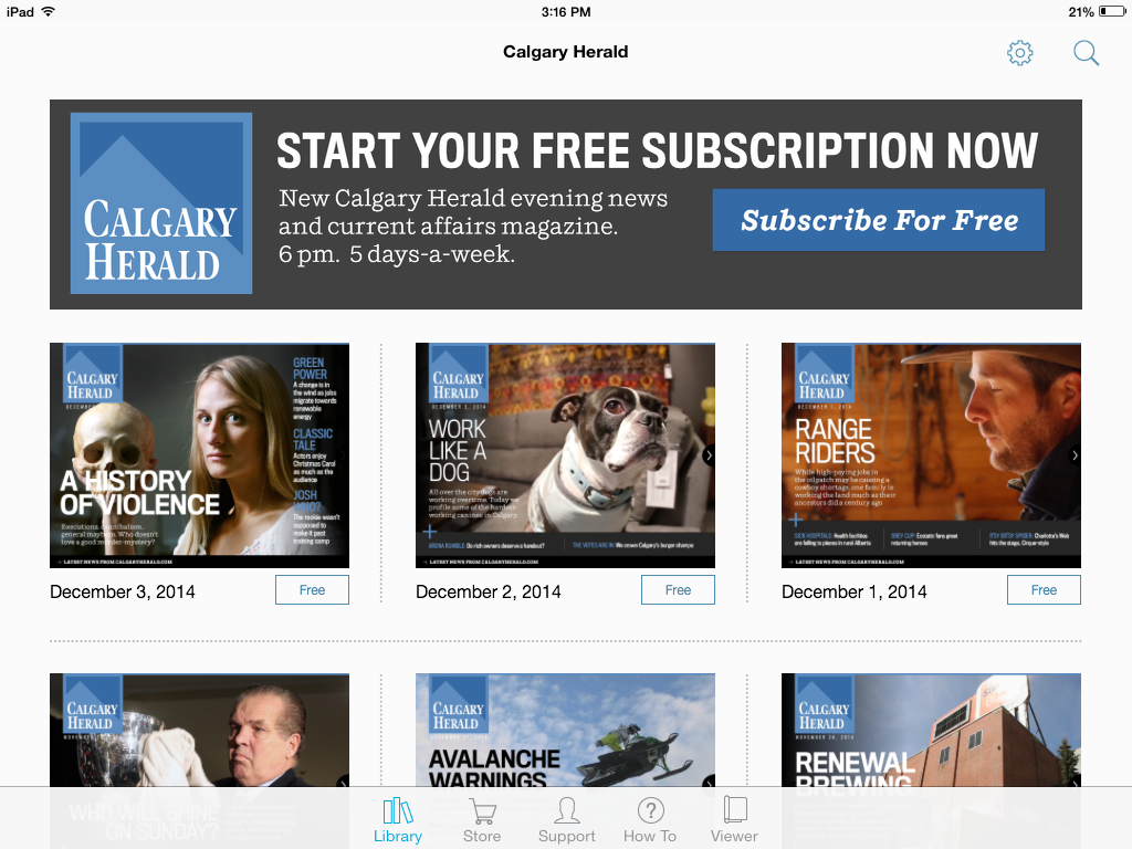 calgaryherald's tweet photo. Interactive &amp; informative! Download our free #NewCalgaryHerald evening #news magazine app.  http://t.co/RYsKuDantx http://t.co/XzhI2OJFSg