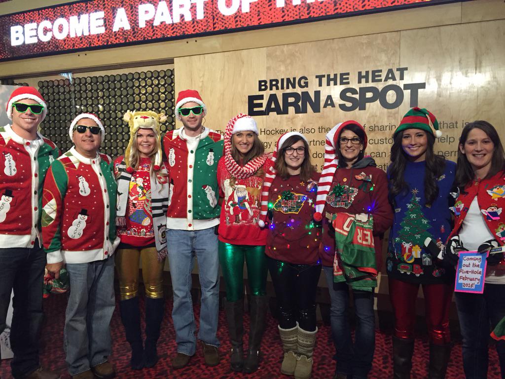 Minnesota Wild on X: Show us your best Ugly Christmas Sweater for your  chance to attend tomorrow's #mnwild game. 1 random winner.   / X