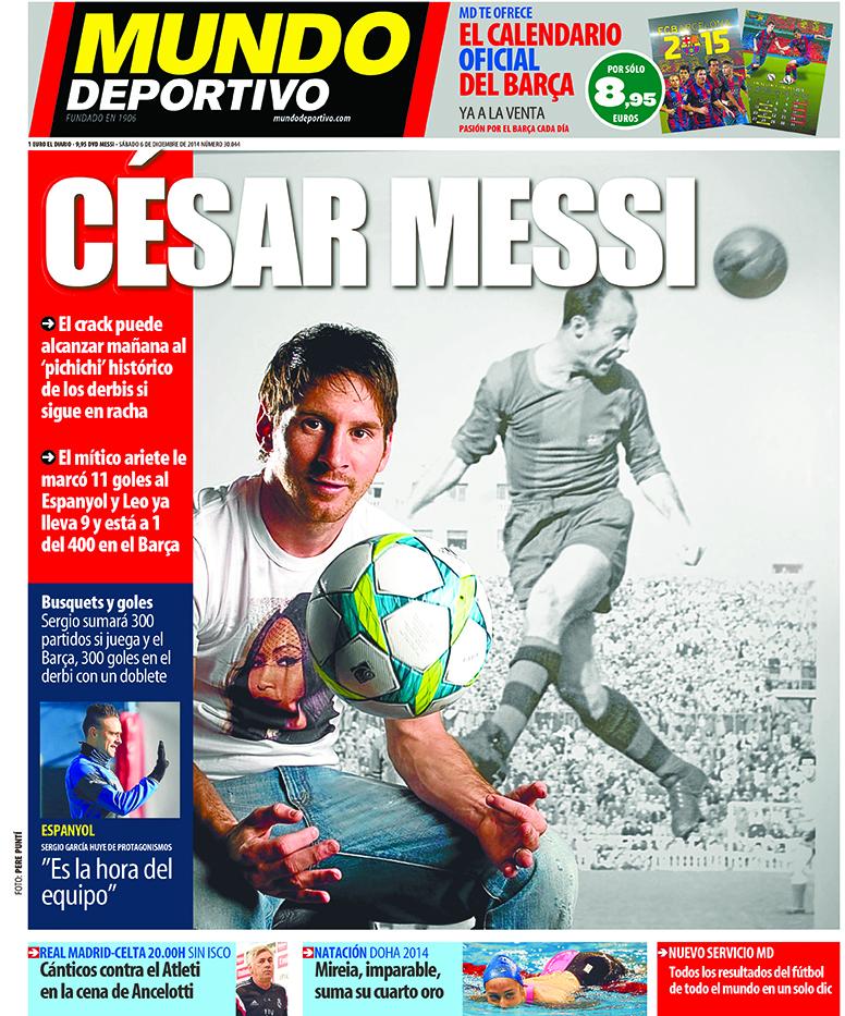 Portada de Mundo Deportivo del 6 de Diciembre