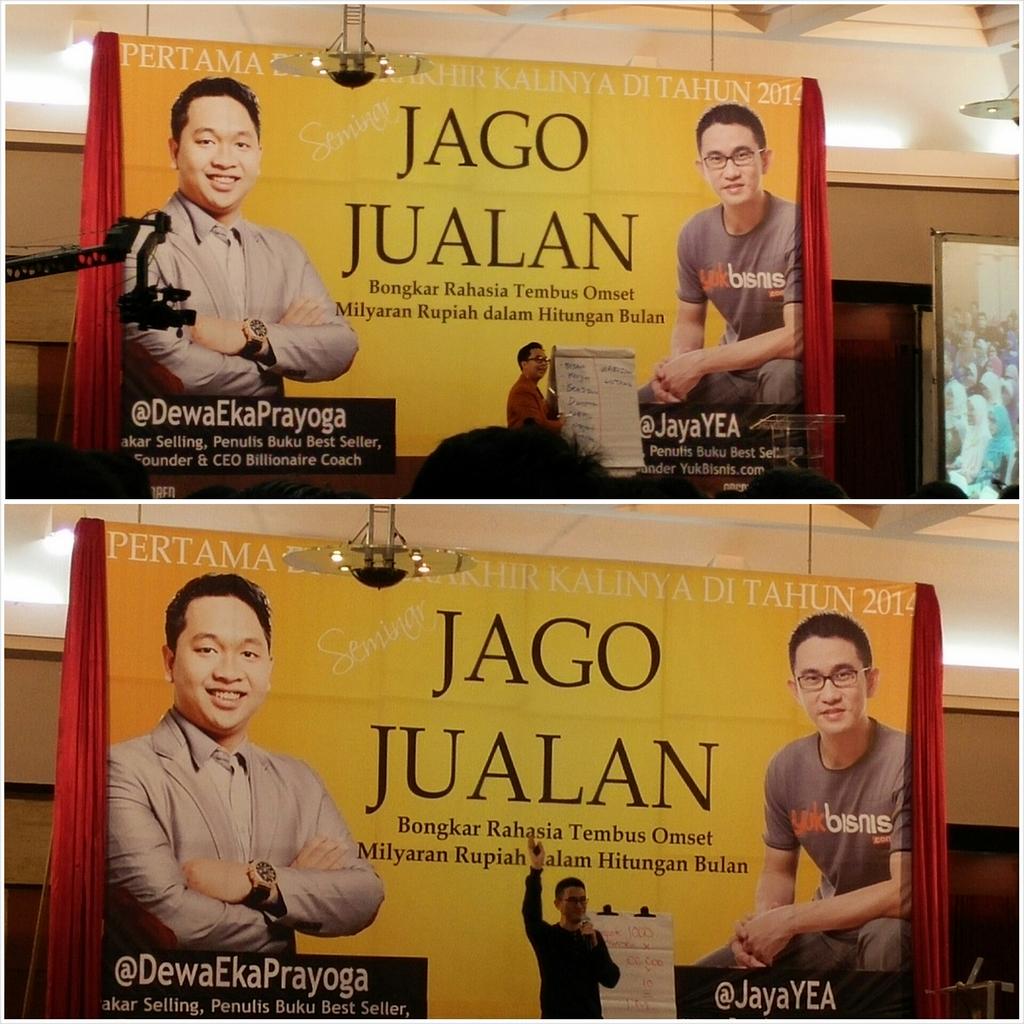 Belajar dulu sama @JayaYEA <a href="/DewaEkaPrayoga/">Dewa Eka Prayoga</a> ... semoga cepet action "jago jualan" .. aamiin