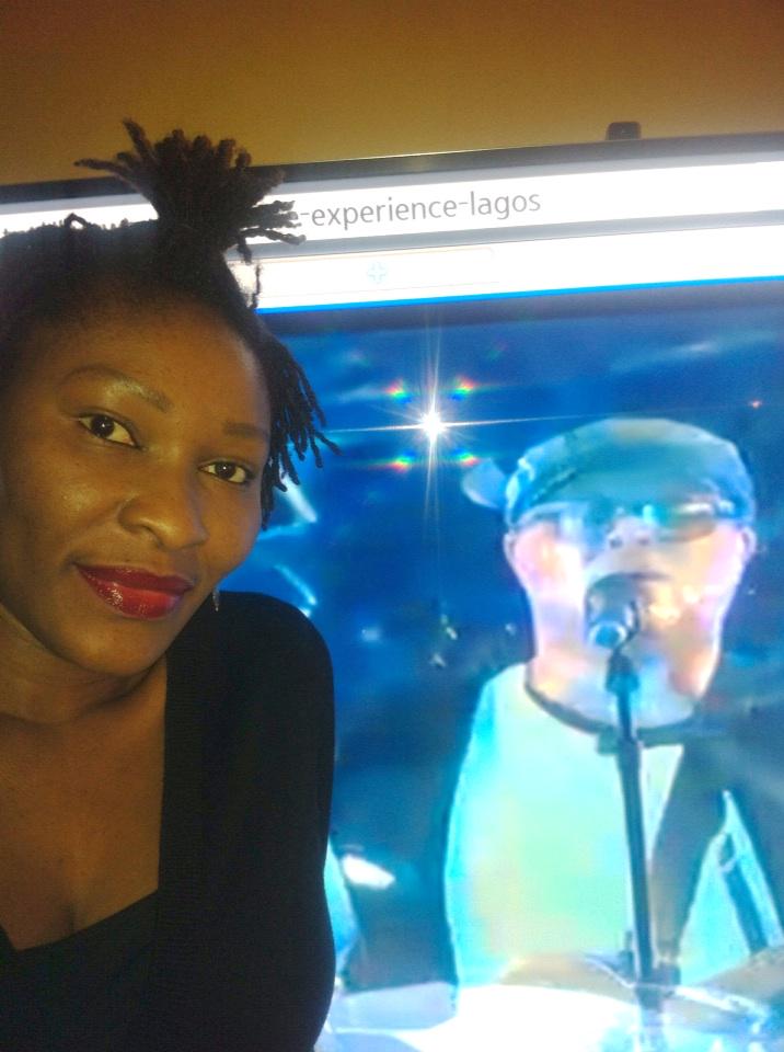 Bolzyb's tweet photo. Watching from the U.S. Awesome night. Woo hoo #TheExperienceLagos #1G1V http://t.co/DA9S9npKFi