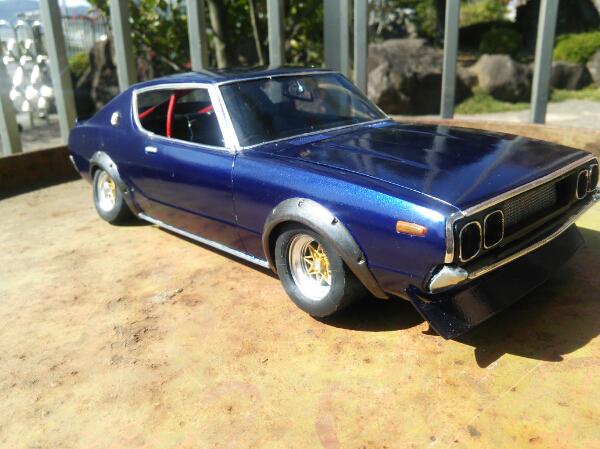 日本製 オオタキ 1/16 ケンメリシャコタンハの字 ピンクボディ 未組立