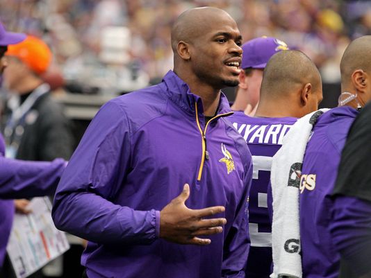 stadium2000's tweet photo. Pelissero: Adrian Peterson still has long career in mind http://t.co/Ny9BUIgR69 http://t.co/sJKDFMy8sU