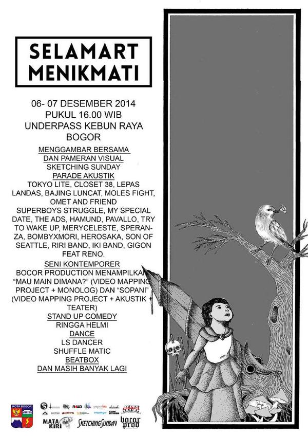 #SelamArtMenikmati #HarusHadir <a href="/TokyoLiteBand/">TOKYOLITE! // MODERN PASTICHE OUT NOW</a> <a href="/CLOSET38/">closet38</a> <a href="/LepasLandasBand/">IG : lepaslandasband</a> <a href="/BocorProduction/">BocorProduction</a> <a href="/SketchingSunday/">Sketching Sunday</a>