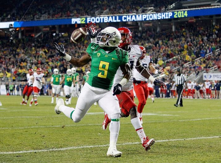 tackleo's tweet image. #Oregon Ducks dominando a #Arizona Wildcats  23-0  al medio tiempo en la final del Pac-12  #OREvsAZ  #CollegeFootball