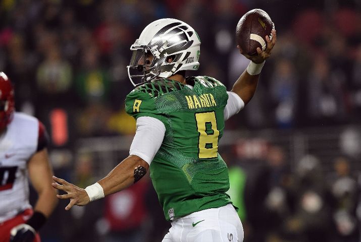 tackleo's tweet image. #Oregon Ducks dominando a #Arizona Wildcats  23-0  al medio tiempo en la final del Pac-12  #OREvsAZ  #CollegeFootball