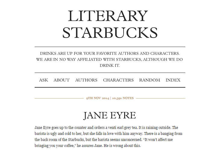GennaNevison's tweet photo. One last #ENG445 #JaneEyre tweet, because I nearly spit my tea all over my computer when I saw this: http://t.co/i23l03QG3f