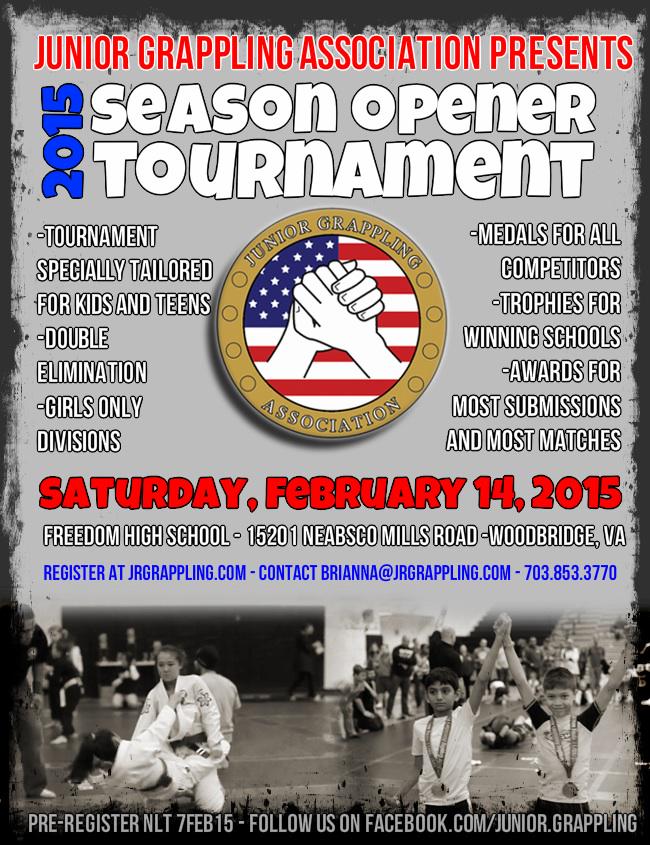 jrgrappling's tweet photo. #bjjkids #jrgrappling Season Opener 2015 on February 14th. http://t.co/u4r2PCcvh8