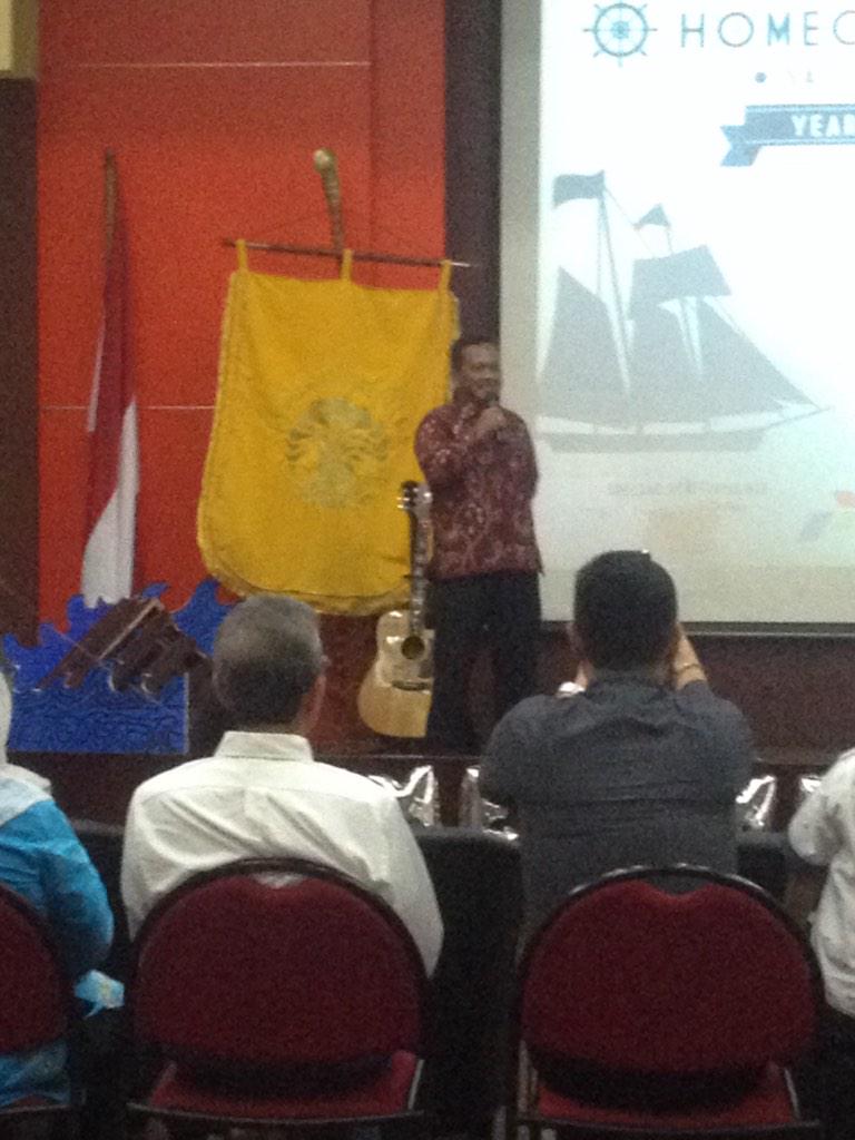 Ada sambutan juga dari Bapak Prof. Sigit pranowo Hadiwardoyo DEA