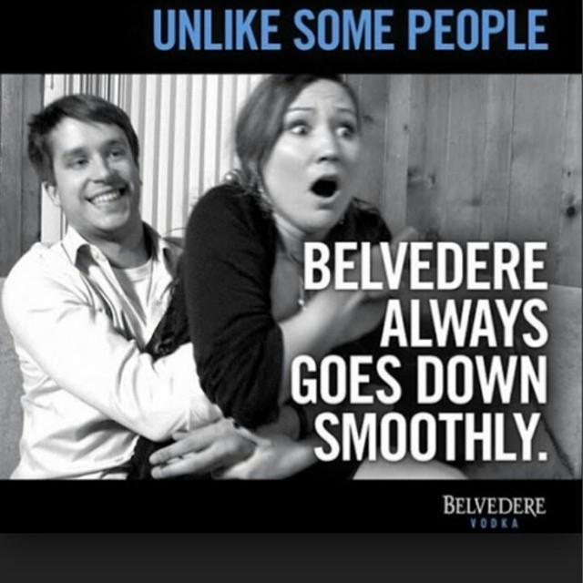 Fight4Femen's tweet photo. "regram @feminismtoday

The women in this ad sued Belvedere Vodka !!! “Belvedere vodka now faces a bona fide lega... http://t.co/1EypJRUg6f