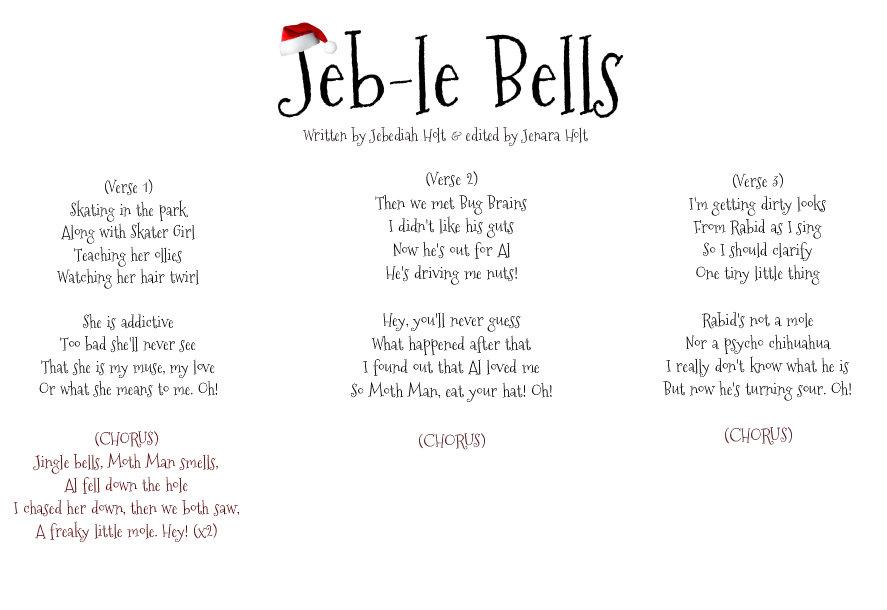 PunkPrincessJen's tweet photo. Here's the official #SplinteredRP Christmas carol by @LongLiveTheMuse! I present to you...'Jeb-le Bells' http://t.co/DKWtW37Ysc