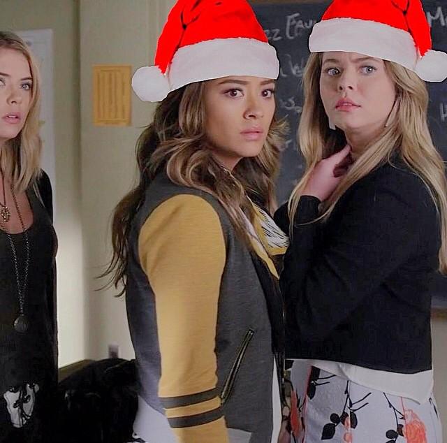 maximoffswife's tweet image. Emison in Santa hats #EmisonisEndgame #EverythingIsEmison #Emison #TeamAli #TeamEmison