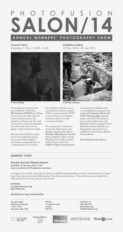 OneElephant_Two's tweet photo. LCC MAP14-ers @lizzyorton, Yifan Qian &amp; @jocelynfreya each have a photo in @photofusionUK's SALON/14 . PV Thurs 12th: http://t.co/CB3s1sHtr5