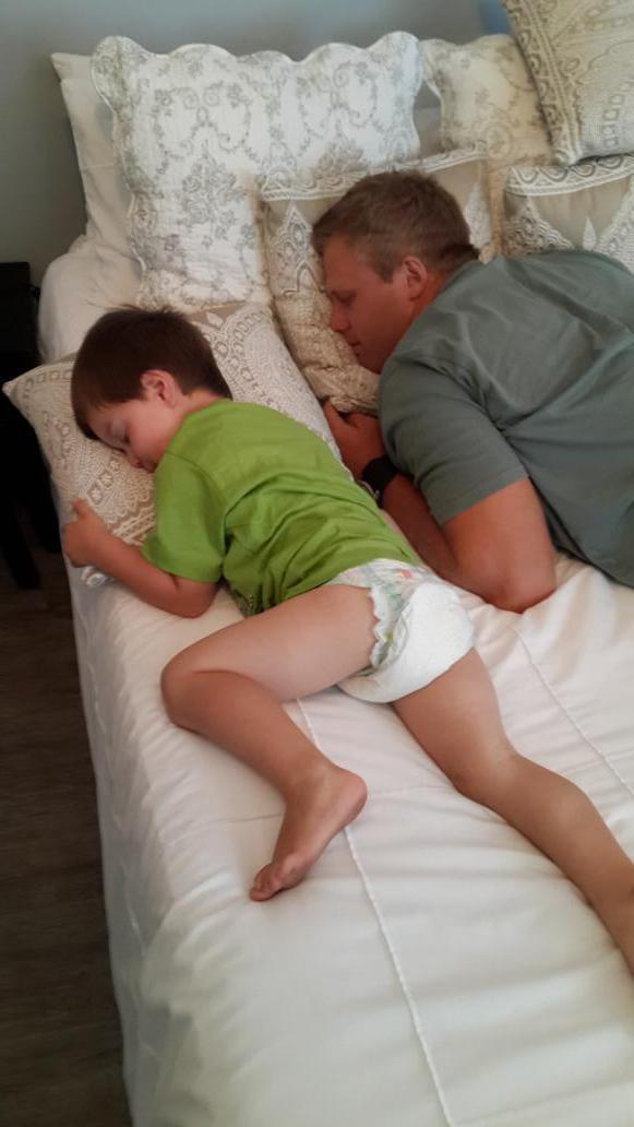 Middag slapie voor die troue........