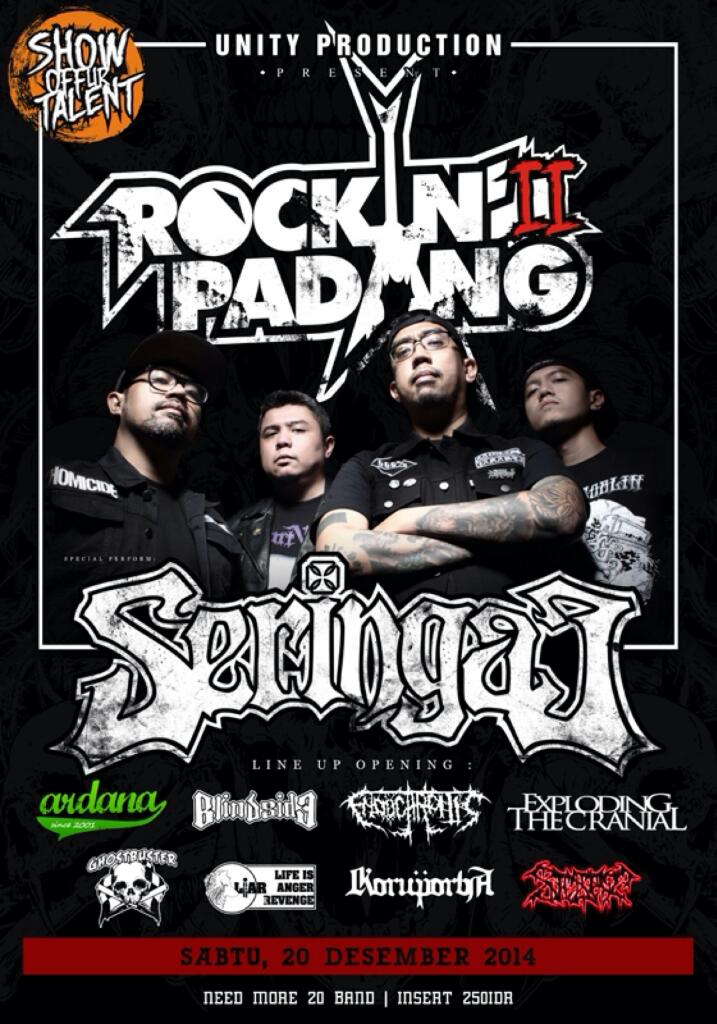 79Rattle's tweet photo. Rockin Padang 2.. 20 Des 2014...Welcome to ranah minang @aparatmati http://t.co/85HSL31ynK