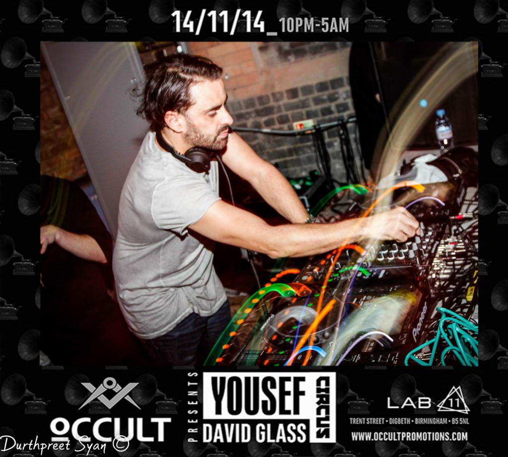 occultpromo's tweet photo. @yousefcircus smashing it at the last Occult! Along with @Davidglass1 @ST53Music @andystyler + more http://t.co/uh6gXPFc2k
