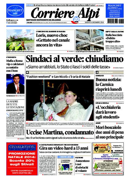Notizie corriere delle alpi oggi Notizie corriere delle alpi oggi