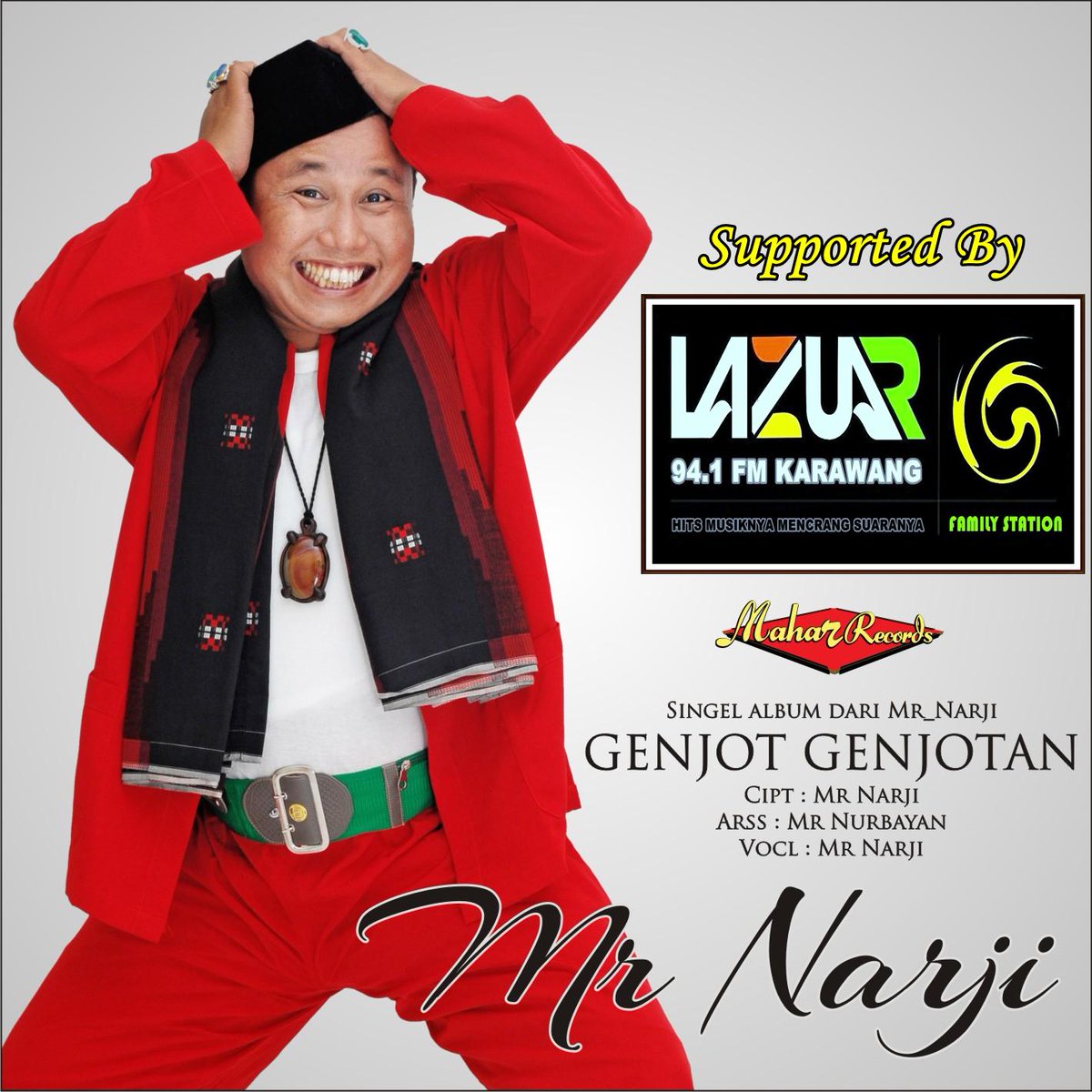 LazuarRadio's tweet photo. #HitsMusiknya ♫ @Mr_Narji - Genjot Genjotan cc : @MaharRecords #GODAIN MD : @Abierezkiazila http://t.co/XYqcjTzcmA