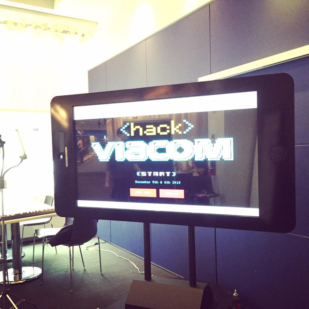 megknoll's tweet photo. I think we've proven that a five foot iPhone is essential to a successful hack #hackvia http://t.co/xb4AkBIITi