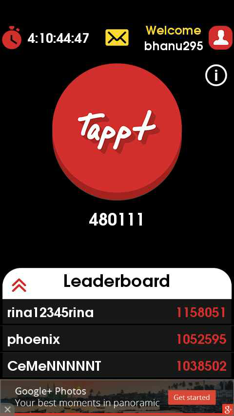 bhanu295's tweet photo. I tappt 480112 times the red button! Check this cool app and get the money!

http://t.co/L3vXwxsZHj http://t.co/9UMRfZVODv