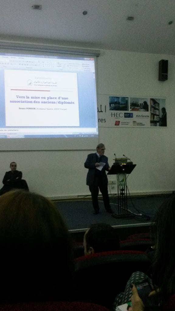 Walid_Cherfaoui's tweet photo. #Esaa : intervention de Mr Bruno #Ponson au sujet de la création de l'association des anciens @ESAA_DZ http://t.co/5Xm7GrMNGt