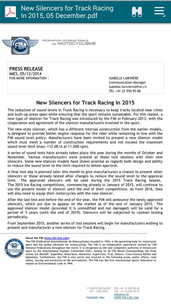 speedwaysport's tweet photo. New silencers for FIM track racing 2015 http://t.co/Pf89Y2fE2g