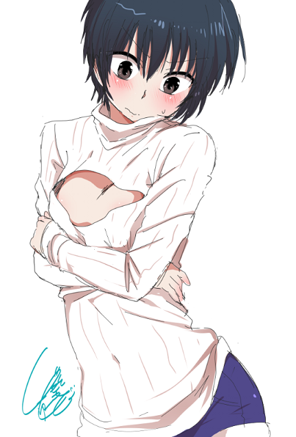 堂本裕貴 新連載準備中 On Twitter 落書き 貧乳が着たっていいじゃない 胸開きタートルネック りぶねす Http T Co 0aovk6cvmb りぶねす 1話無料試し読み Http T Co G071gzi9te Http T Co 6estwpbi66