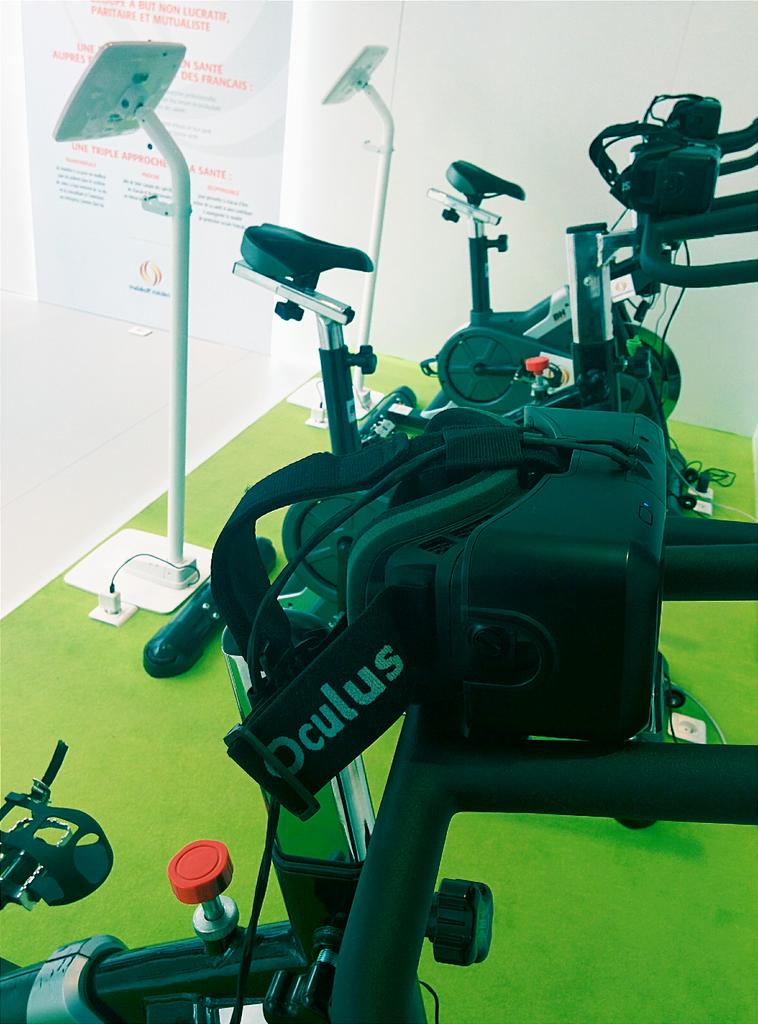 Our oculus setup on @MalakoffMederic Booth #olf14