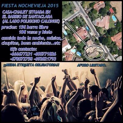 Buenos días! Recordamos que la fiesta estará a 15€ hasta el lunes! Habla con los contactos YA!