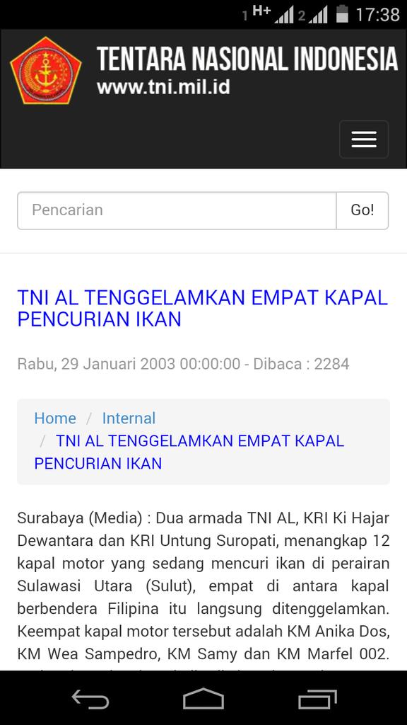 Skrg udh gk salut lg ah!"<a href="/jo_mokondo/">MulutBesarBnykOmong</a>: Ini kapal beneran? "<a href="/erikasuwarno/">EI</a>:  <a href="/ypaonganan/">ONGEN #Jalamangkara</a> <a href="/PintarPolitik/">Diskusi Politik ☀</a> @ZaraZettiraZR "