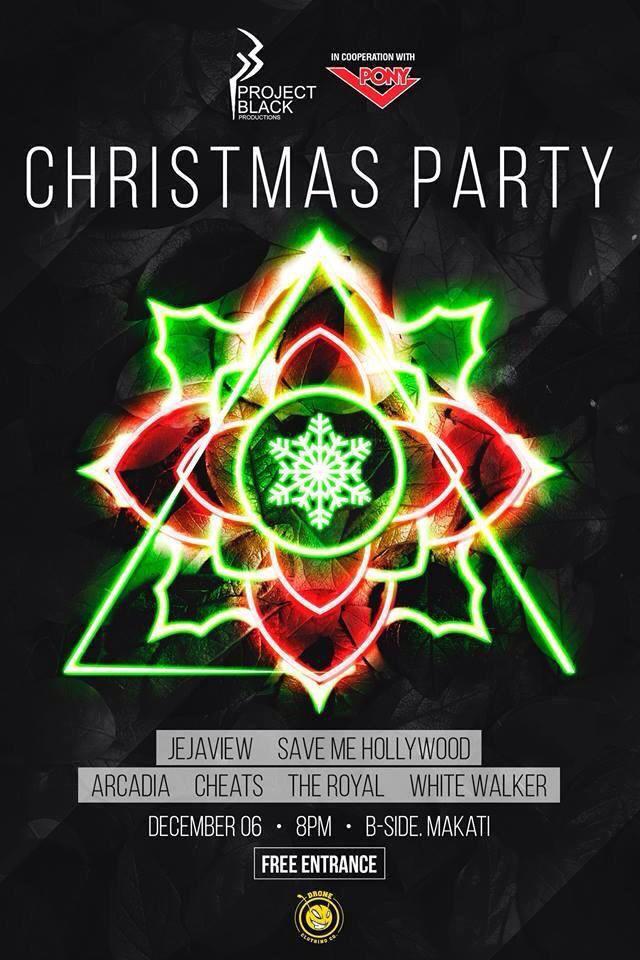 BSide tonight! Free entrance! #xmasparty14
