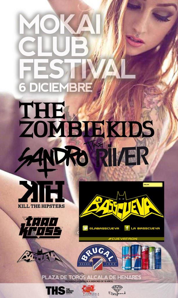 LaBasscueva's tweet photo. Hoy jornada dobles amigos. #MokaiClubFestival por la tarde y @Lobbyalcala por la noche!! #music #edm #cuevatron http://t.co/uiBNO2h83M