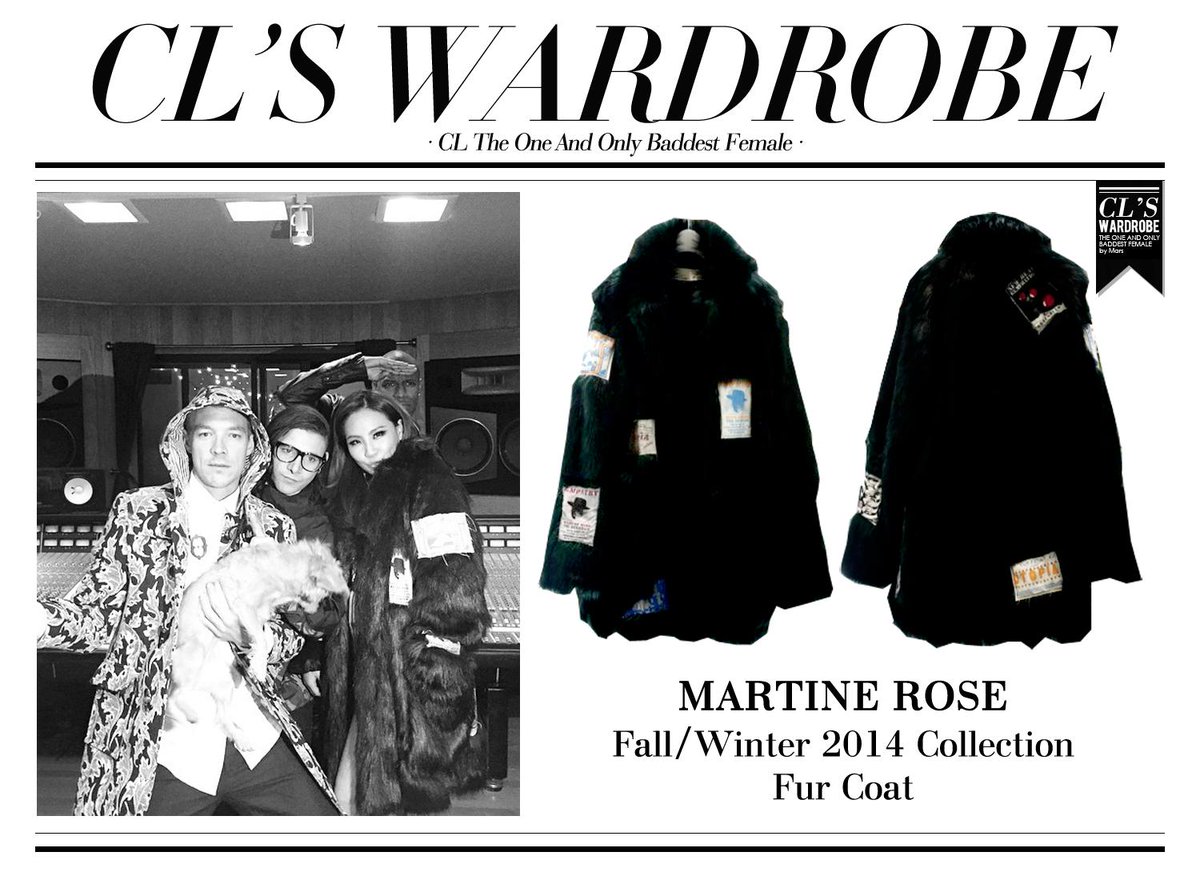 _chaelinciel's tweet photo. [Fashion] Fur Coat：@Martine_Rose Fall/Winter 2014 Collection Fur Coat http://t.co/vppbWf6oma
