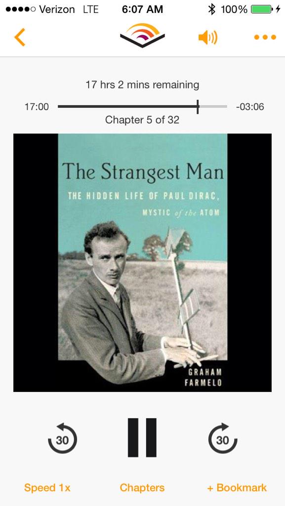 myuncker's tweet photo. It's a simple morning with #Dirac and I.  He's a quiet one ;) #QuantumMorning #QuantumMechanics http://t.co/zD1mwFMWGZ