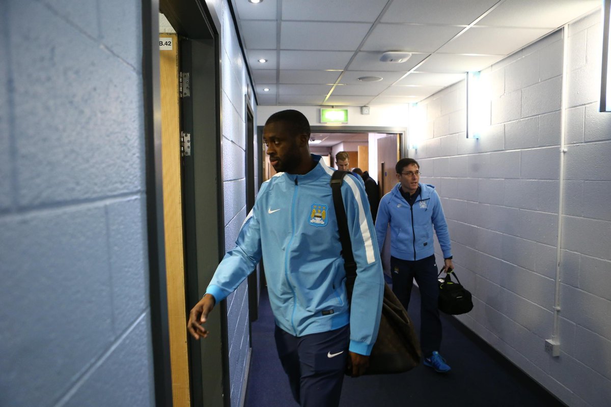 ManCity's tweet photo. The lads are here, and team news is on the way. What's your line-up prediction for #cityveverton? #mcfc http://t.co/Ox3OrdZjDI