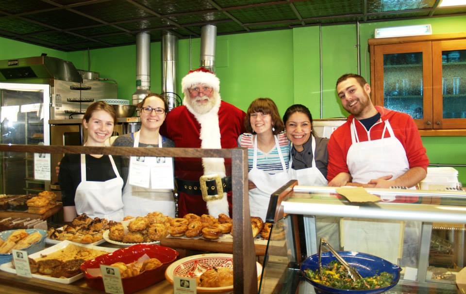 Christmas celebrity with our staff <a href="/SidewalkSunny/">Sidewalk Citizen</a>