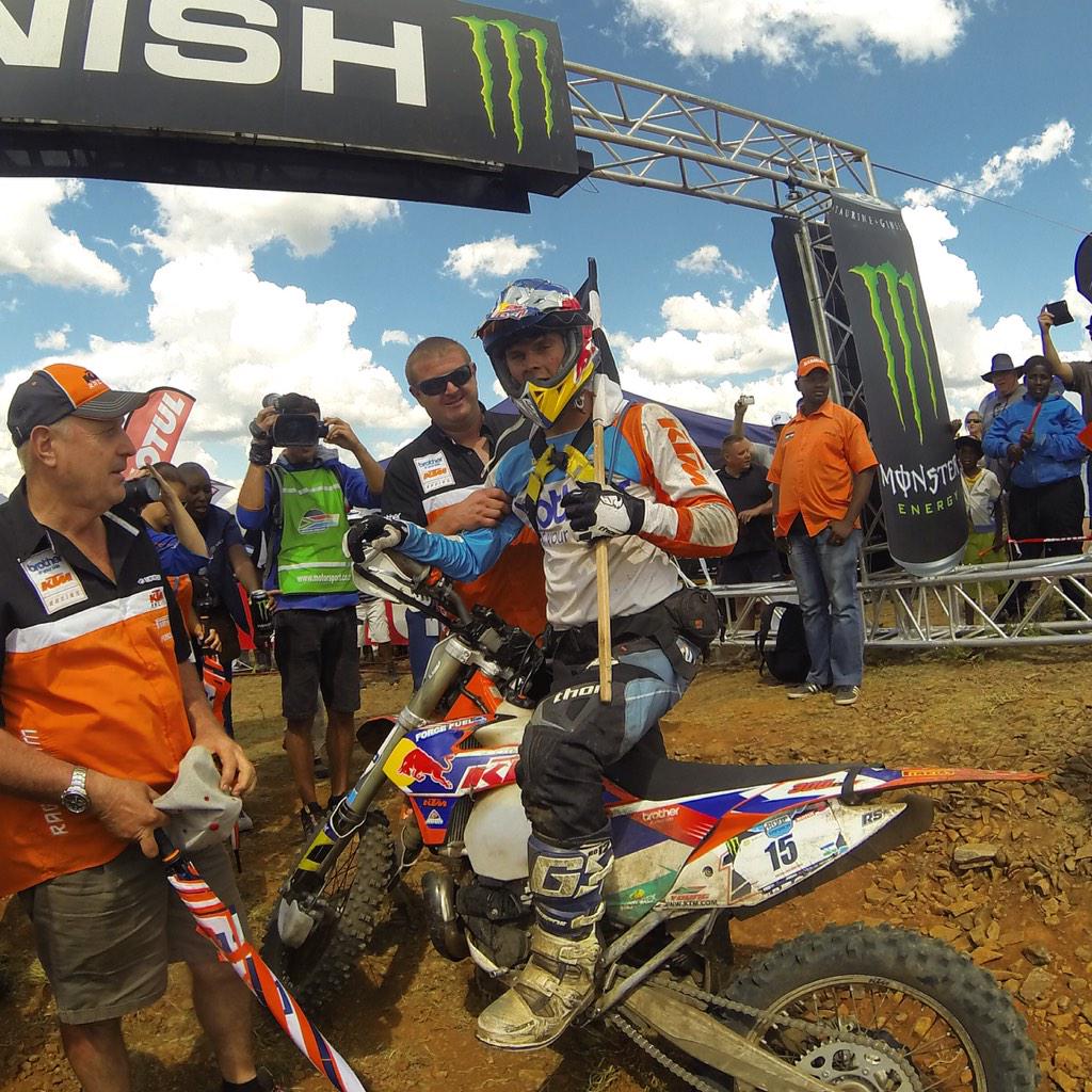.<a href="/WadeYoung39/">Wade Young</a> crosses the line &amp; takes the 2014 <a href="/RoofofAfrica/">Roof of Africa</a> win. What a ride - remained untouchable! <a href="/redbullza/">Red Bull South Africa 🇿🇦</a>