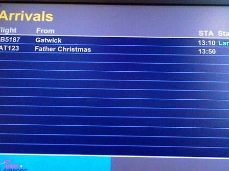 JERairport's tweet image. Father Christmas is on his way.... #feelingexcited #xmasiscoming #notlongtogonow