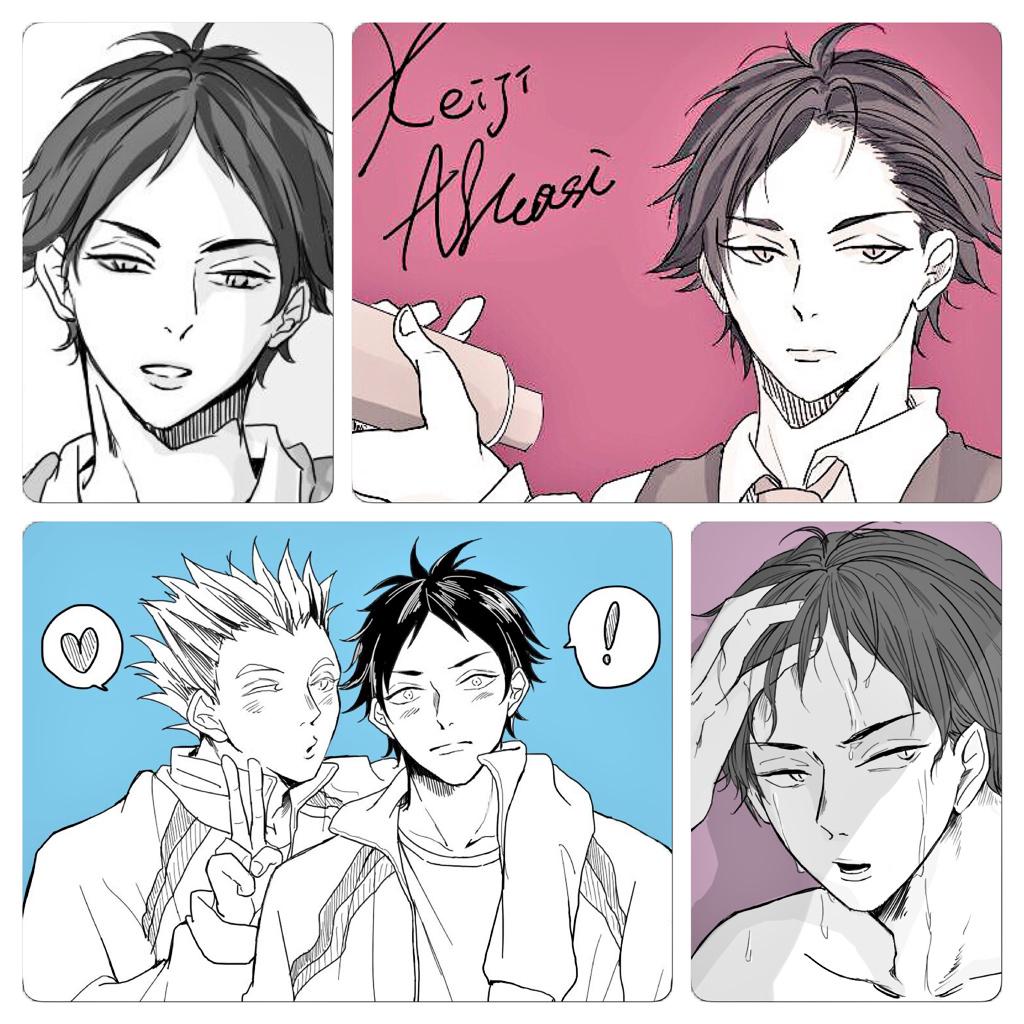 #今年もあと1ヶ月だし2014年終わる前に皆繋がりませんかってことでrtしてくれた人で気になった方お迎え行きます
結構描いたな〜!
赤葦大好きです。あとスガさんとか烏野トリオとか、漫画をちょこちょこ描いてます