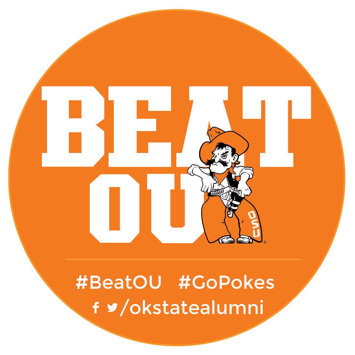 okstate's tweet photo. Put on your brightest #ORANGE Cowboys, it's time for #Bedlam! #BeatOU http://t.co/U905N0IKj7