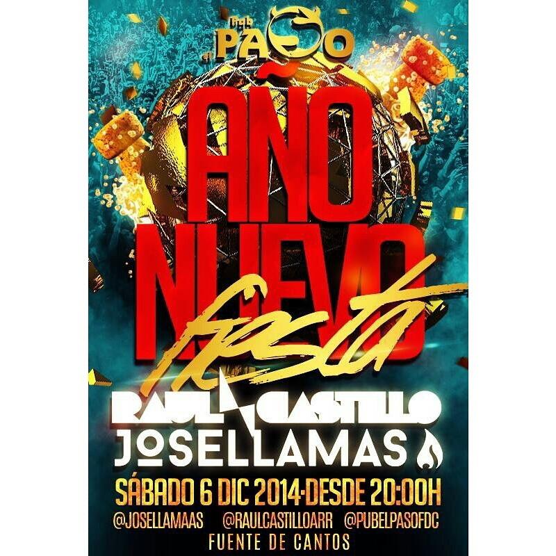 PubElPasoFdC's tweet photo. LLEGÓ!! 
HOY SI!! HOY SI!💪💪
HOY SE LÍA Y SE LIARÁ....
#NOCHEVIEJAANTICIPADA
@josellamaas @RaulCastilloArr http://t.co/kkv6M5ydhf