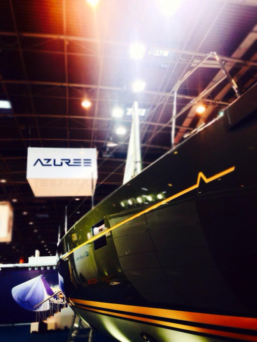AzureeSailing's tweet image. Meet this beauty. Our new performance cruiser at @NauticParis Hall 1 B42. #nautic2014 #Paris #Azuree46 #boatshow