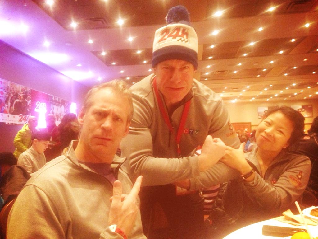 cbernardi's tweet photo. #ActivateYourSecondSkin Big kick off breakfast for #24H @24hTremblant @YourSecondSkin @THFineArt @StuntmanStu http://t.co/PXPrfGYJ49