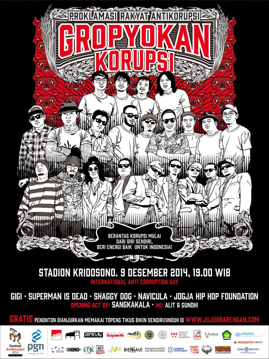 JogjaToday's tweet photo. Stadion Kridosono sudah bersiap menuju #GropyokanKorupsi #KorupsiAdalahKita 9 Desember. Kamu sudah siap? http://t.co/bj7pifue7f